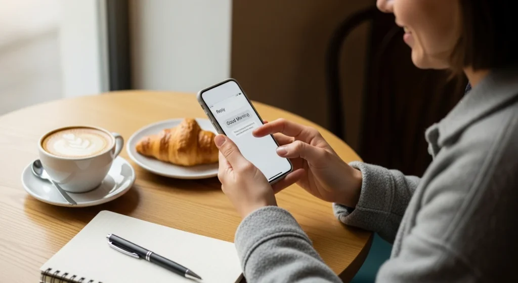 How to Respond to a Good Morning Text From a Guy