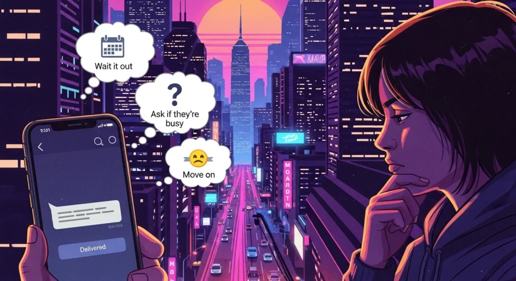 How to Respond When Someone Leaves You on Delivered