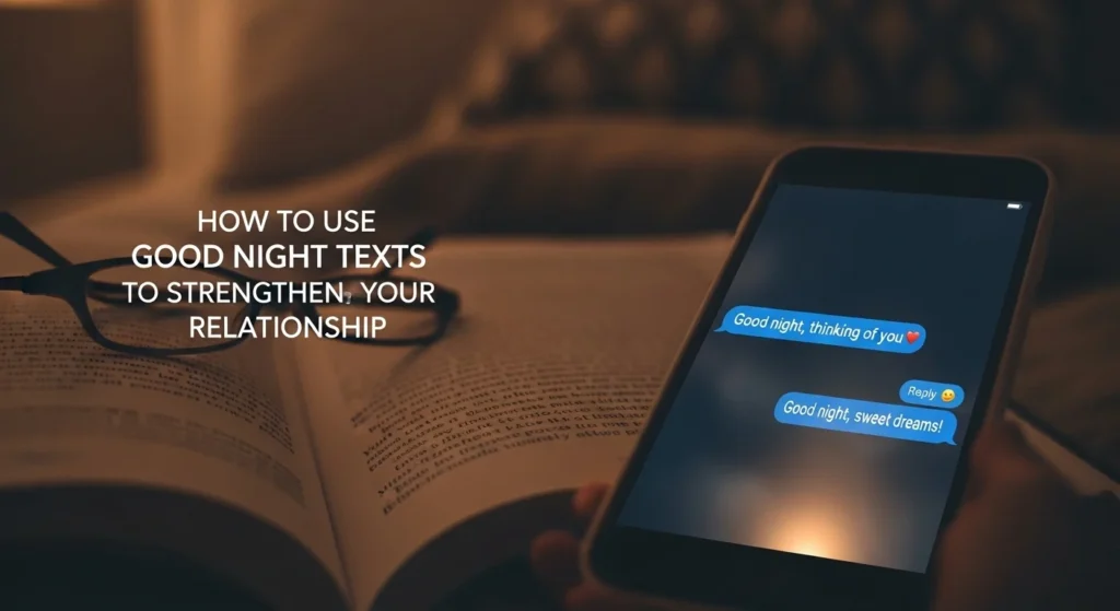 How to Use Good Night Texts to Strengthen Your Relationship