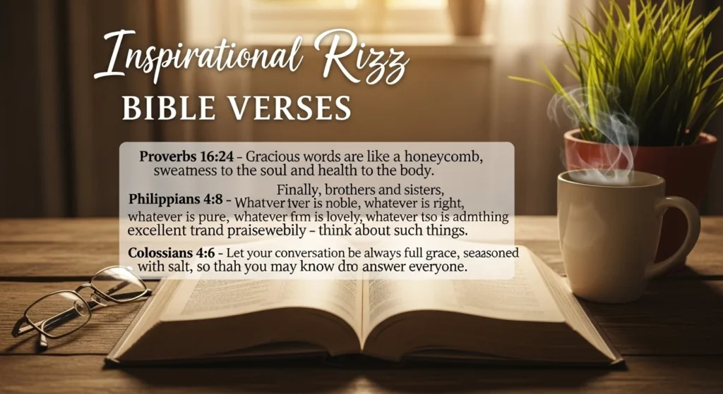 Inspirational Rizz Bible Verses