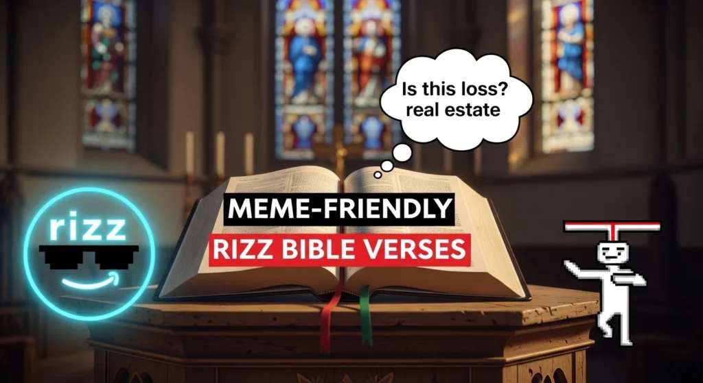 Meme-Friendly Rizz Bible Verses