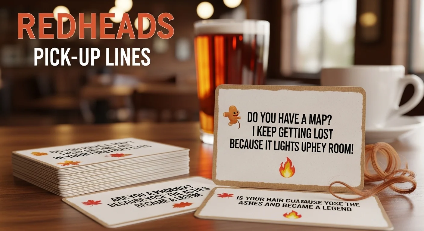 Pick Up Lines for Redheads