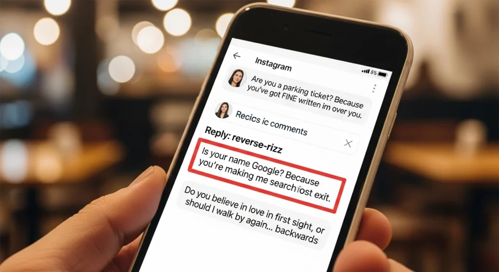 Reverse Rizz Lines for Instagram Comments