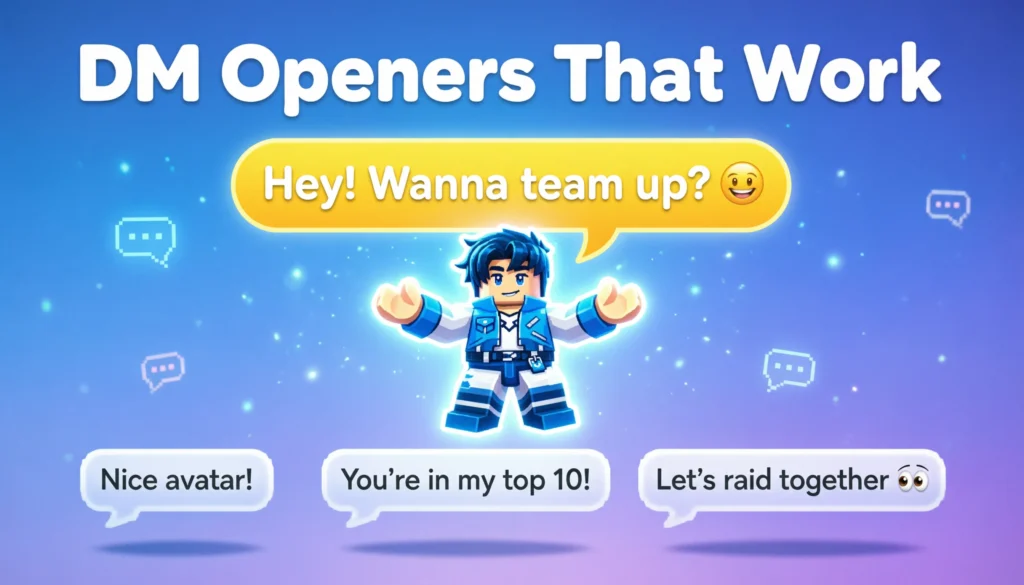 Roblox DM Openers That Work