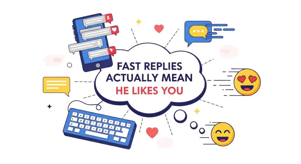 Signs Fast Replies Actually Mean He Likes You