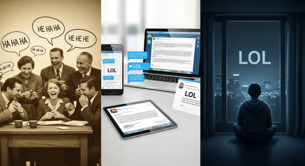 The Evolution of LOL: From Real Laughter to Emotional Filler