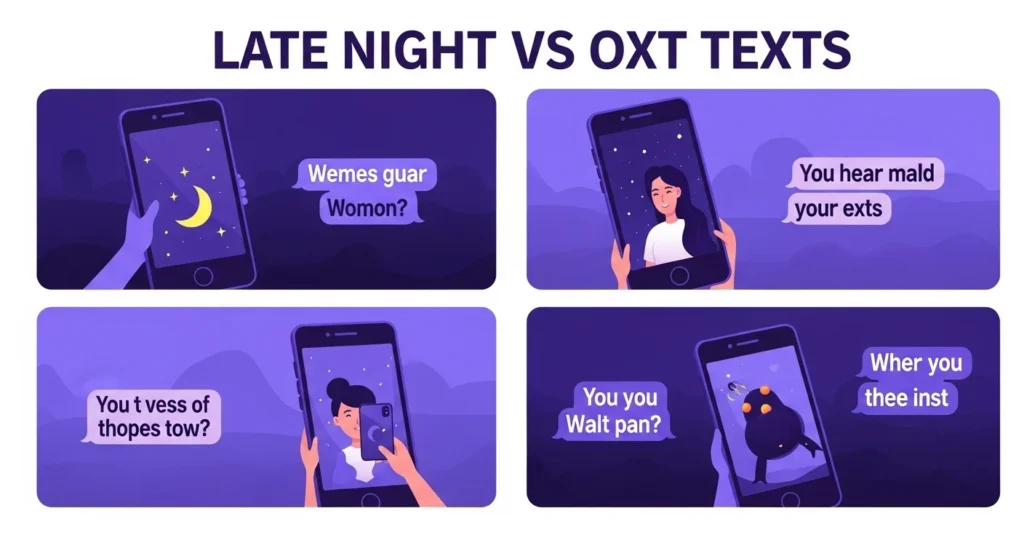 Types of Late-Night Texts and What They Mean