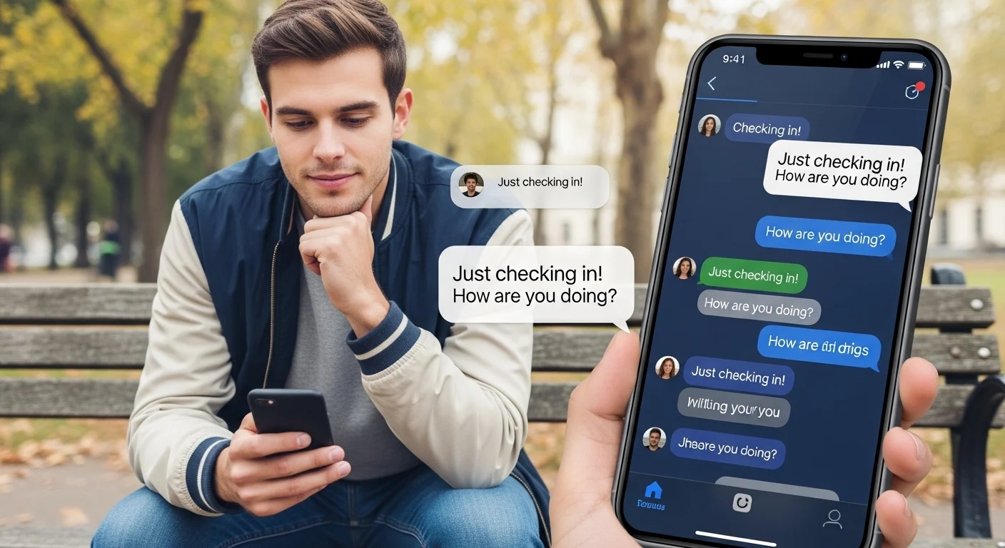What Does Checking in Texts Mean