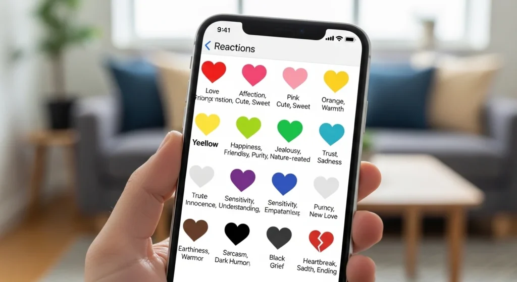 What Does Different Heart Reactions Mean in Texting?