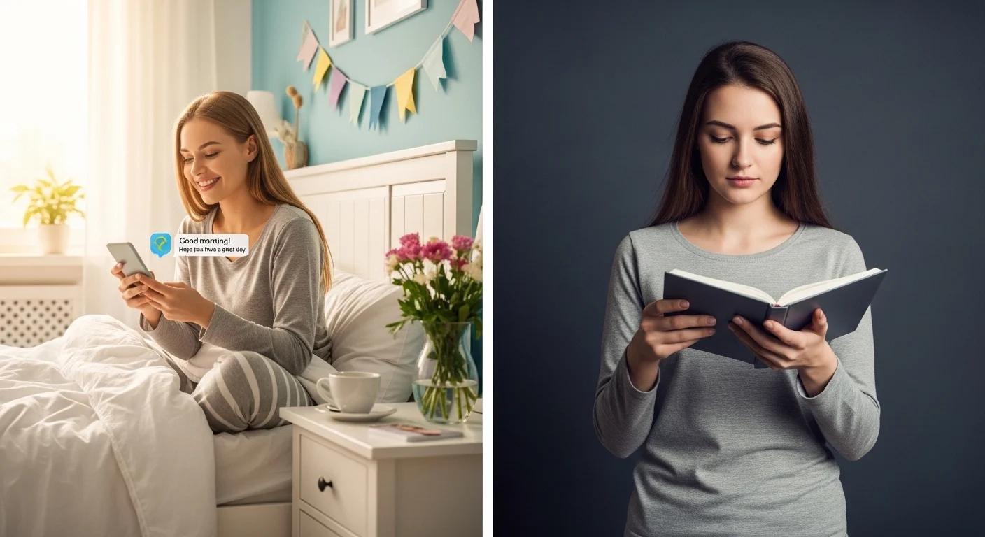 What Does Good Morning Text Mean From a Girl