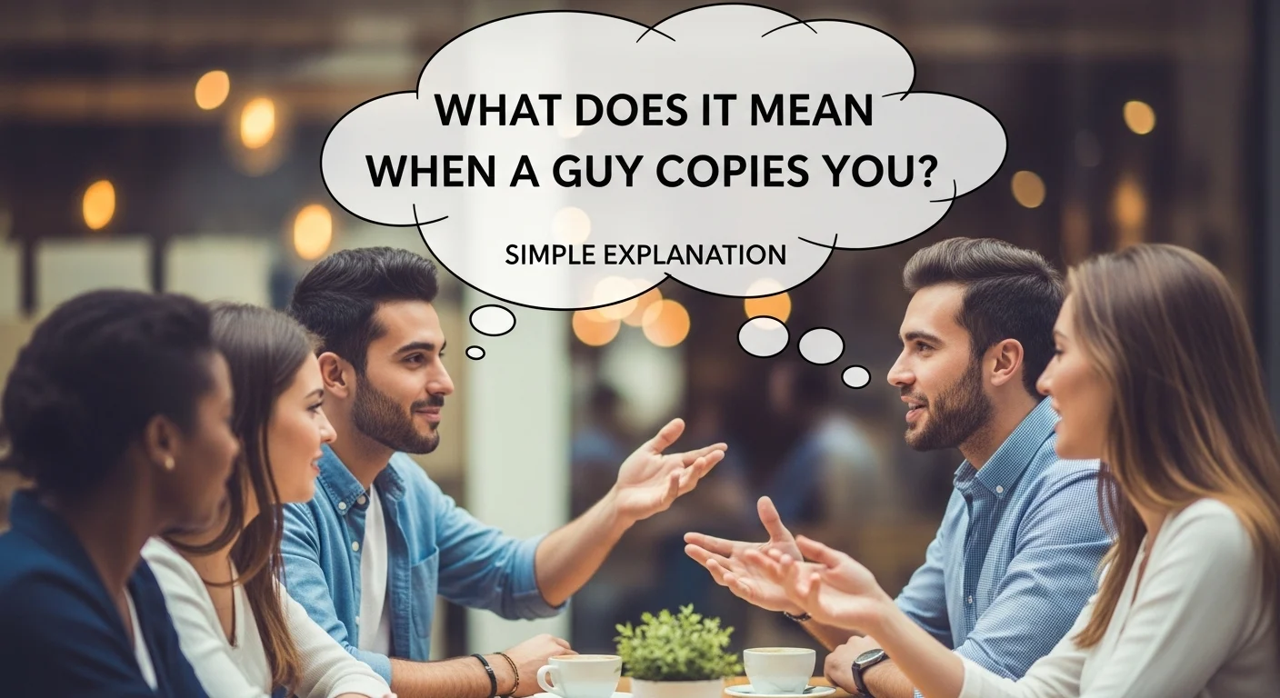 What Does It Mean When a Guy Copies You