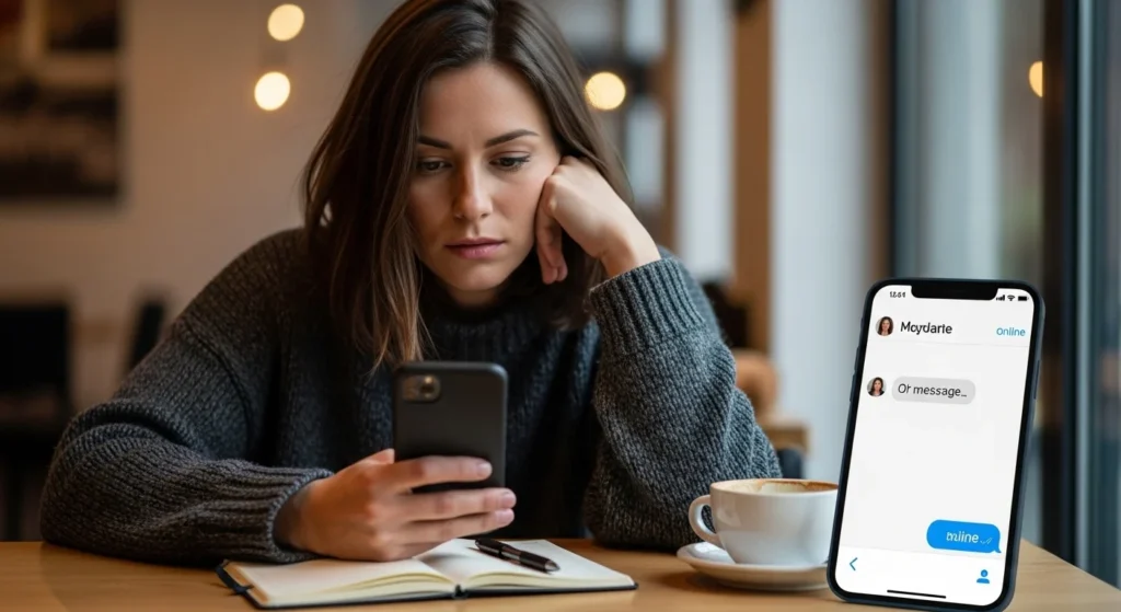 What Does It Mean When She Replies Late but Stays Online?