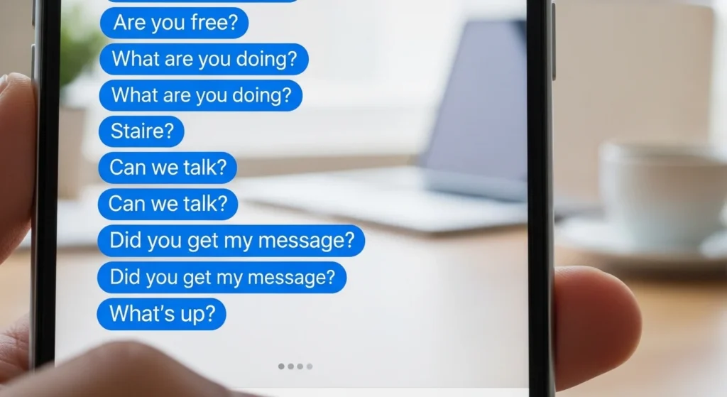 What Does It Mean When Someone Keeps Asking Questions Over Text?