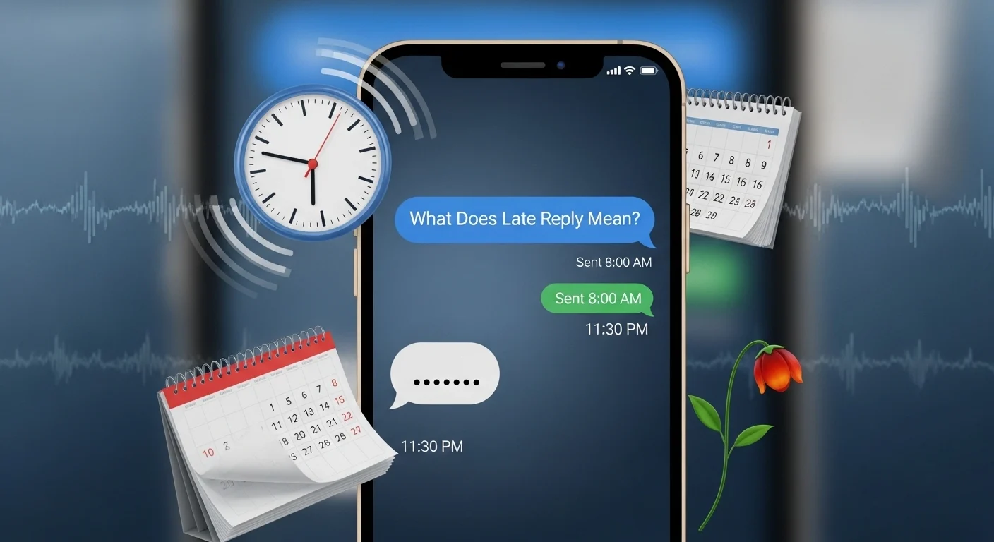 What Does Late Reply Mean in Texting