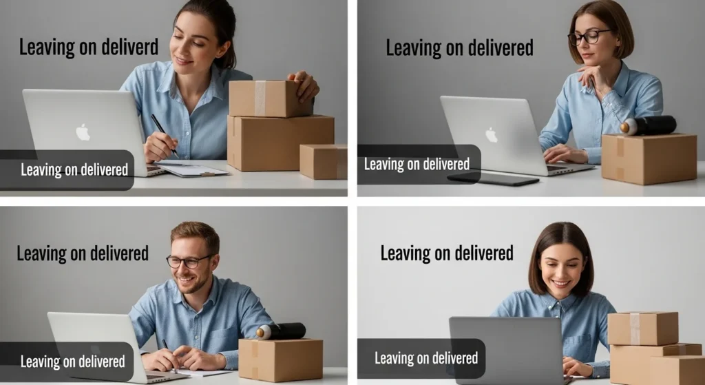 What Does Leaving on Delivered Mean in Different Situations?