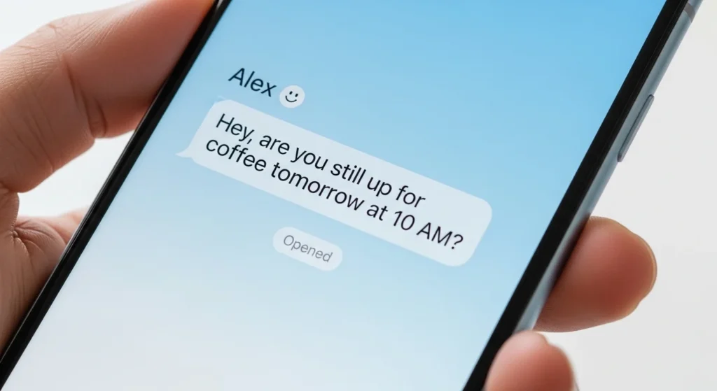 What Does Leaving on Opened Mean in Texting?