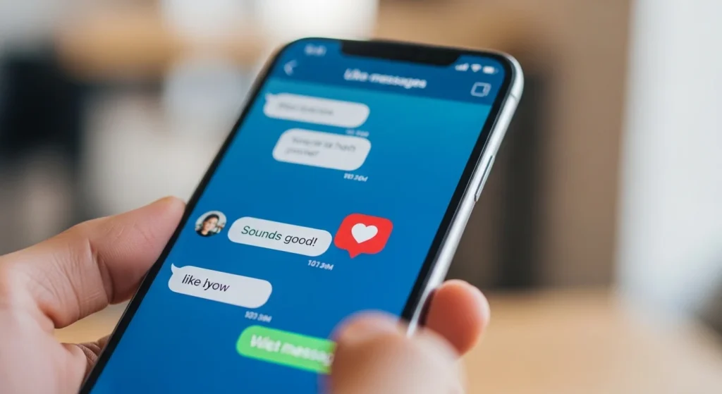 What Does Liking Messages Mean in Texting?