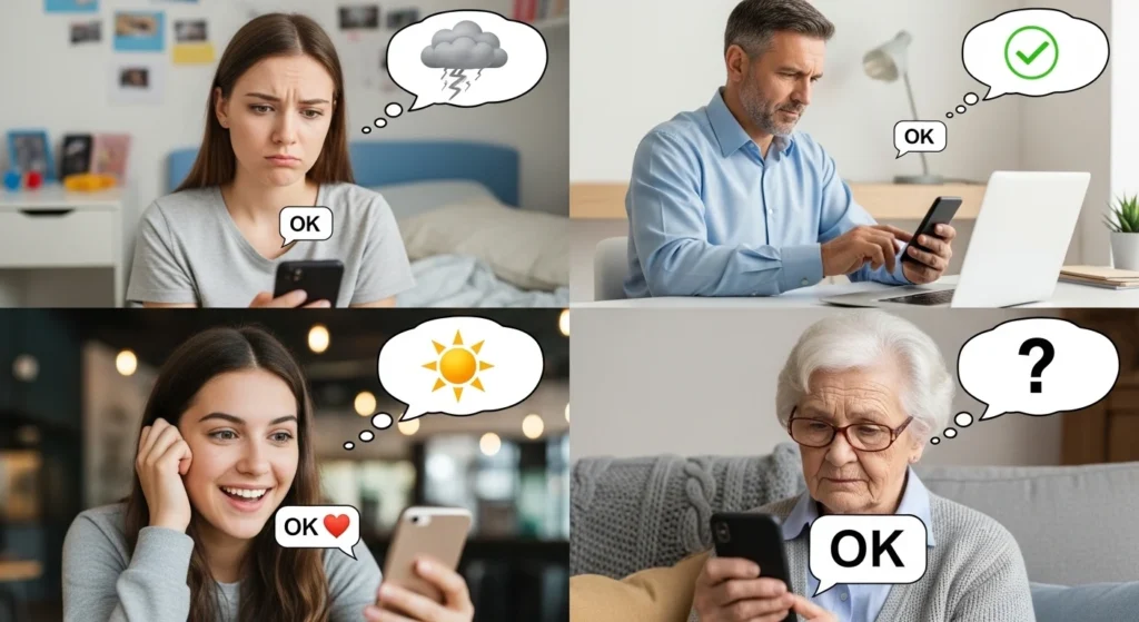 What Does “OK” Mean From Different People in Text Messages?