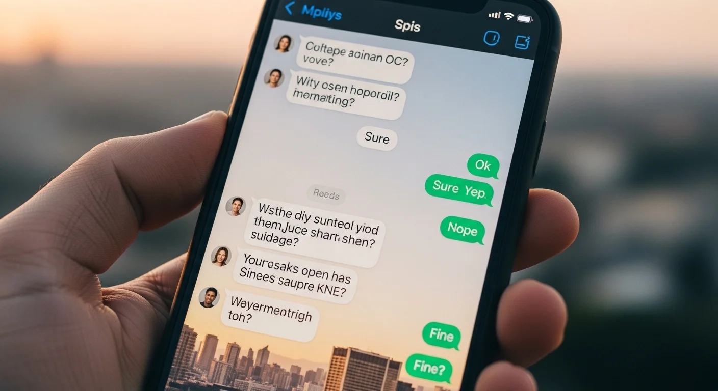 What Does One Word Replies Mean