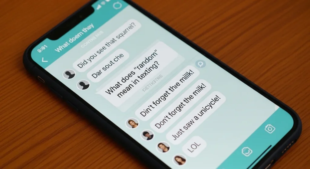 What Does Random Texts Mean in Texting?