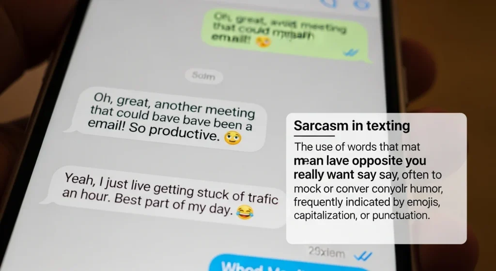 What Does Sarcasm in Texting Mean? (Definition & Basics)