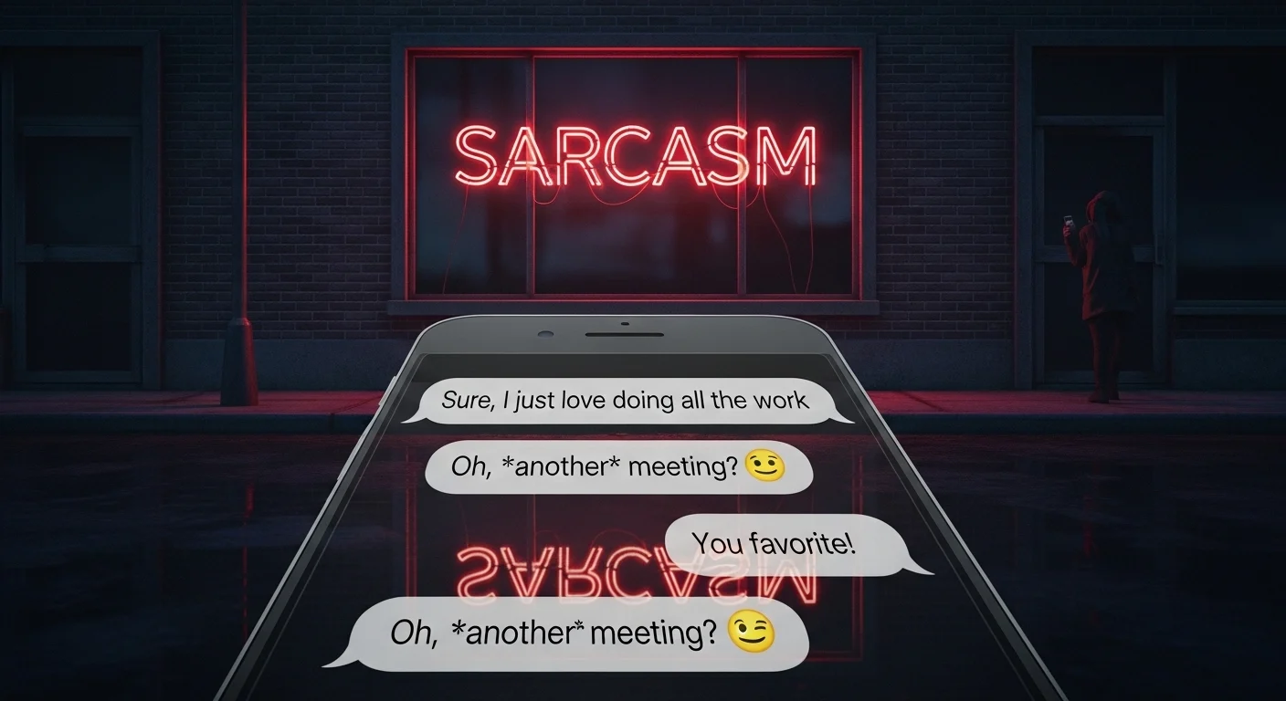 What Does Sarcasm in Texting Mean