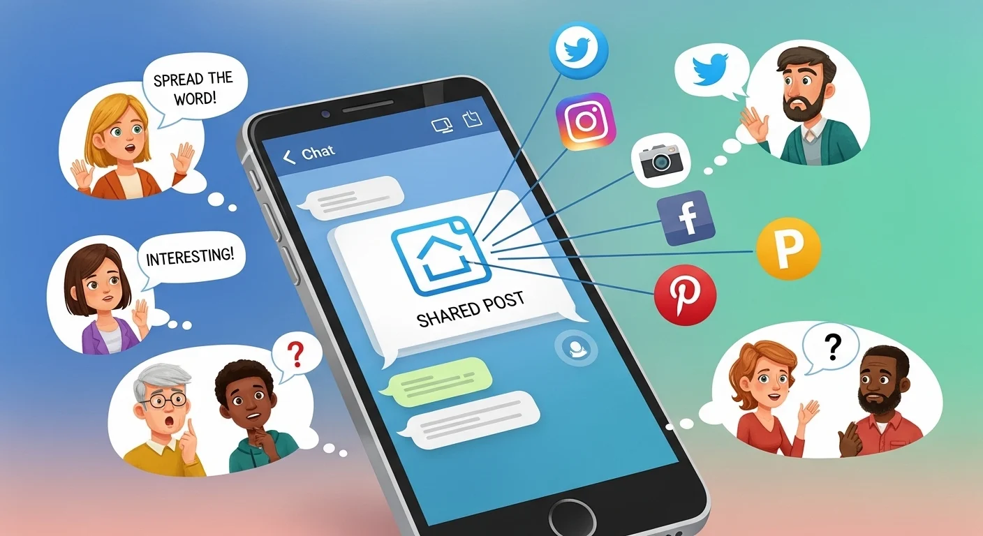 What Does Sharing Posts Mean in Chat