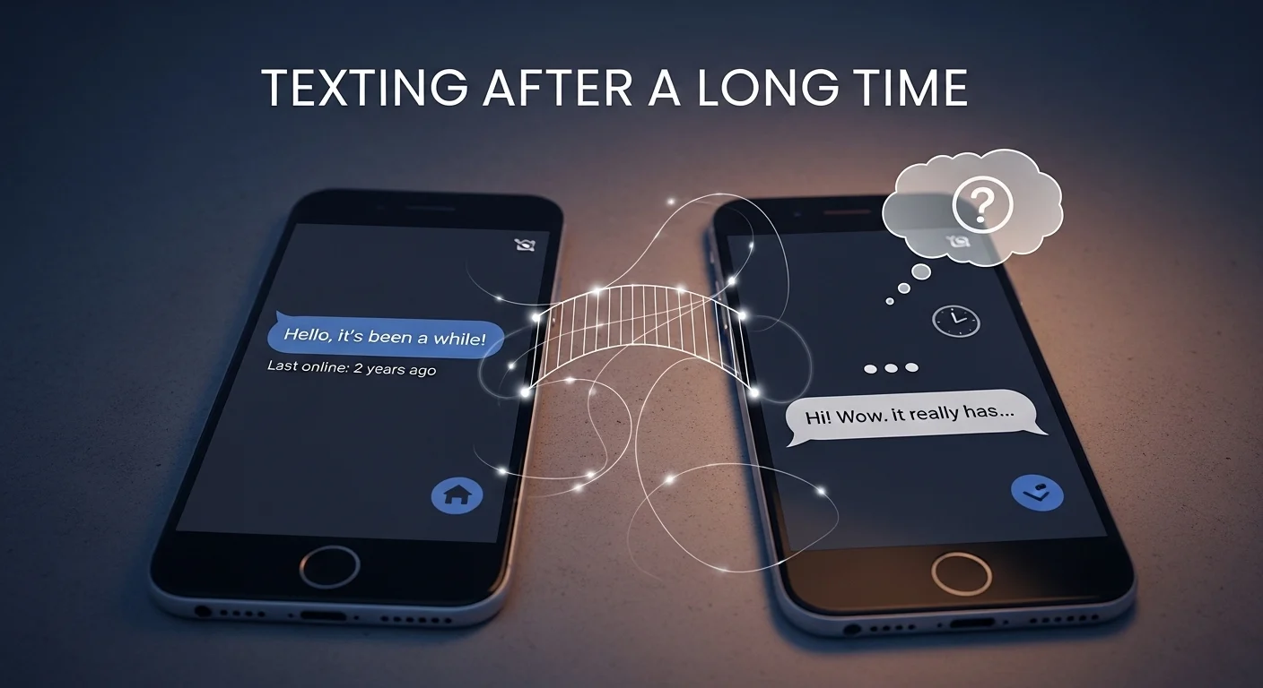 What Does Texting After Long Time Mean