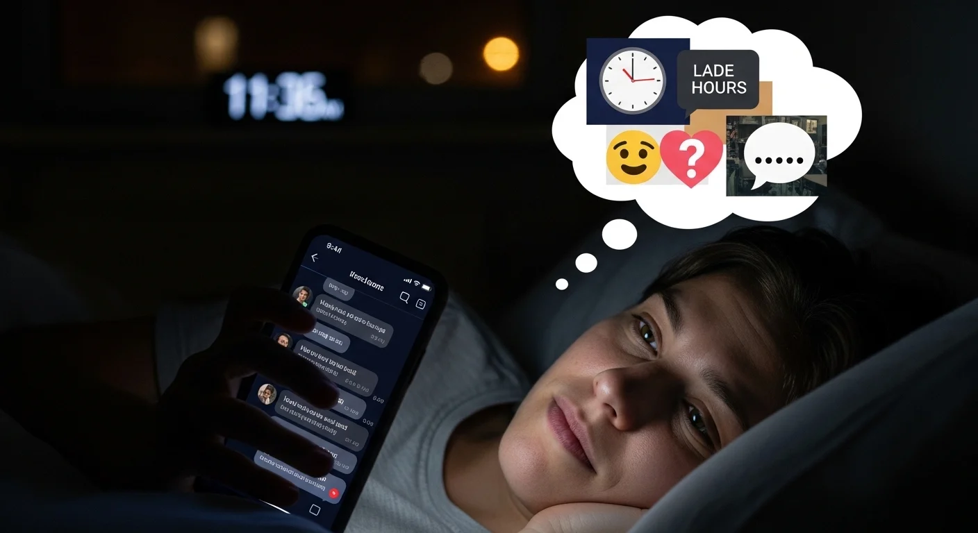 What Does Texting Late at Night Mean