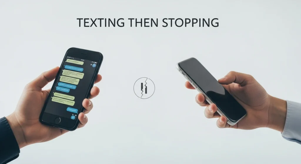 What Does Texting Then Stopping Mean? (Simple Explanation)