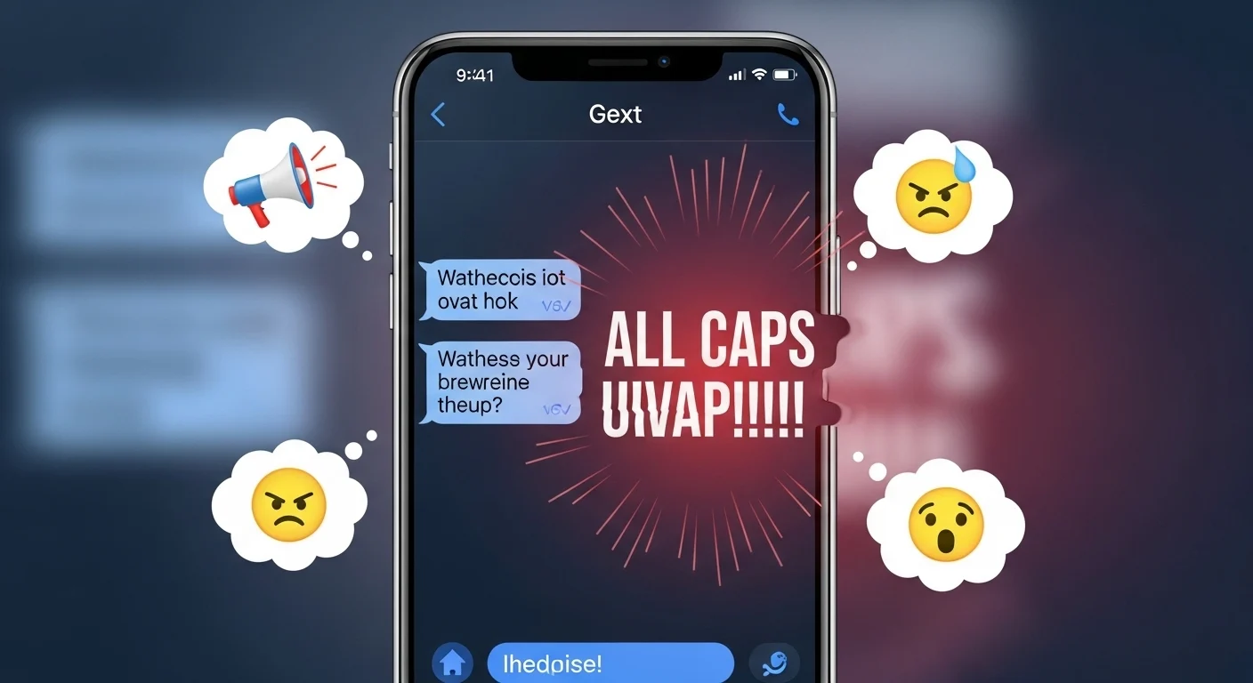 What Does Using Caps Mean in Texting