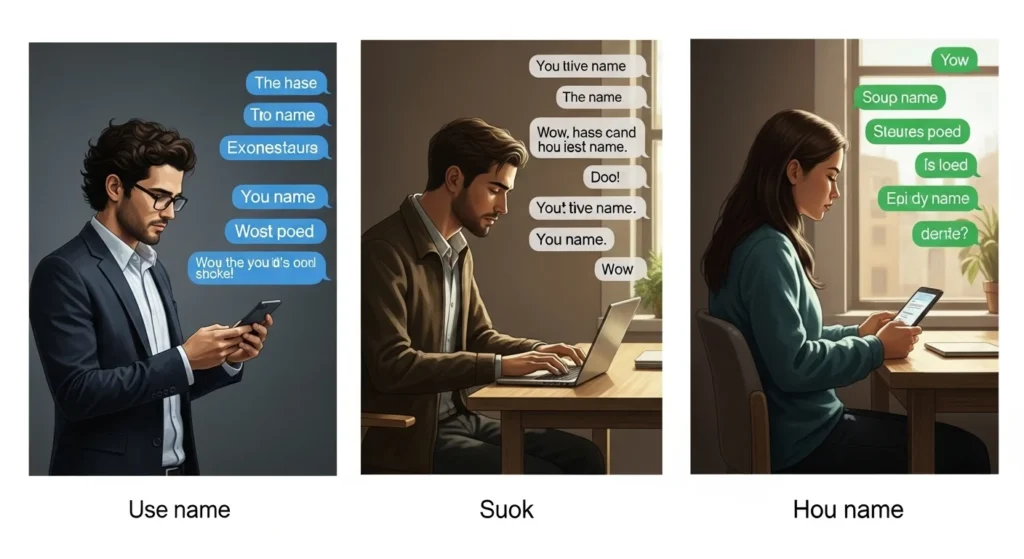 What Does Using Your Name in Texts Mean in Different Situations?