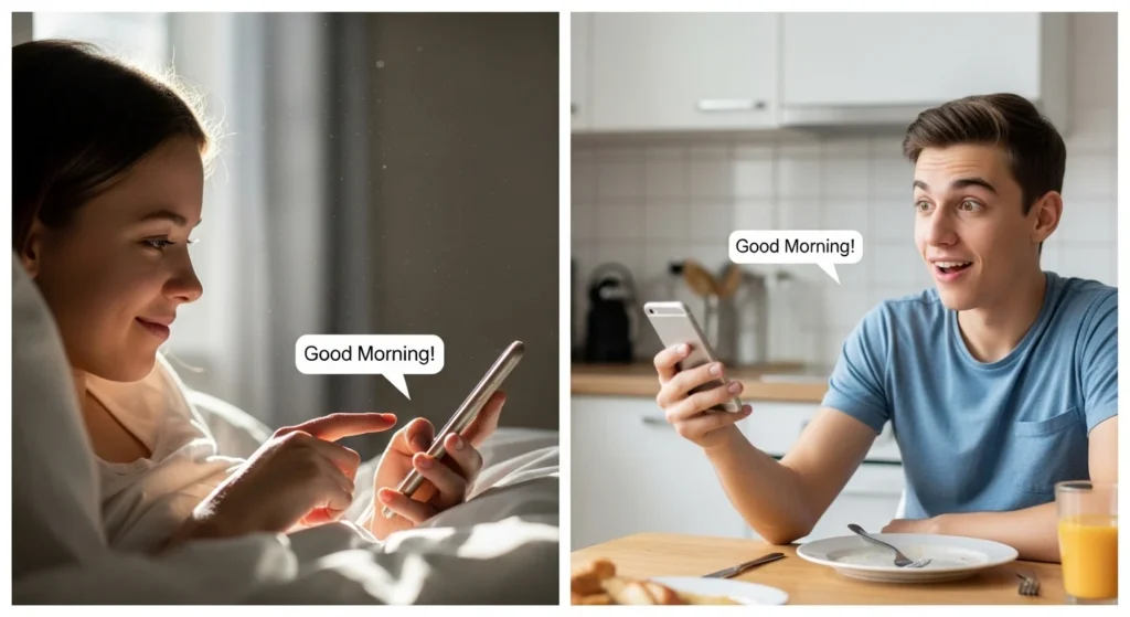 Why Do Girls Send Good Morning Texts?