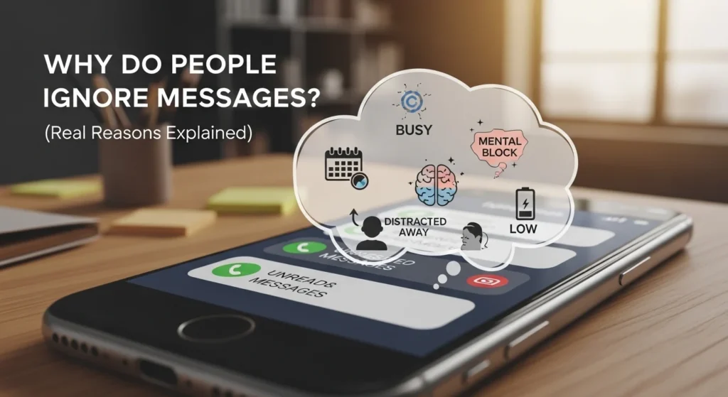 Why Do People Ignore Messages? (Real Reasons Explained)