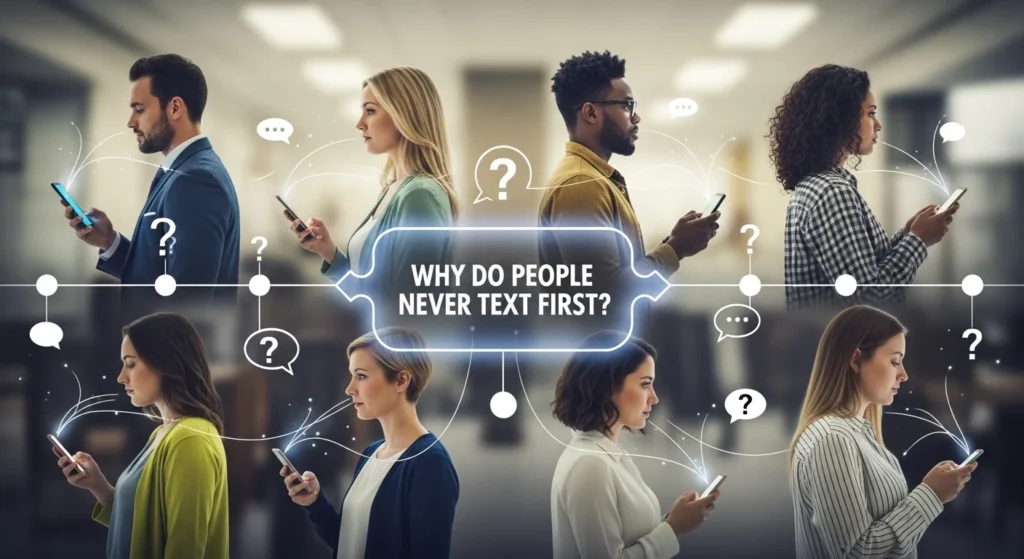 Why Do People Never Text First?