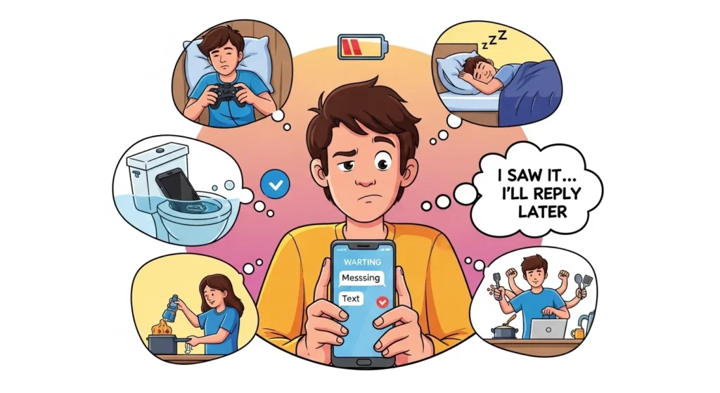 Why Do People Reply Late in Texting?