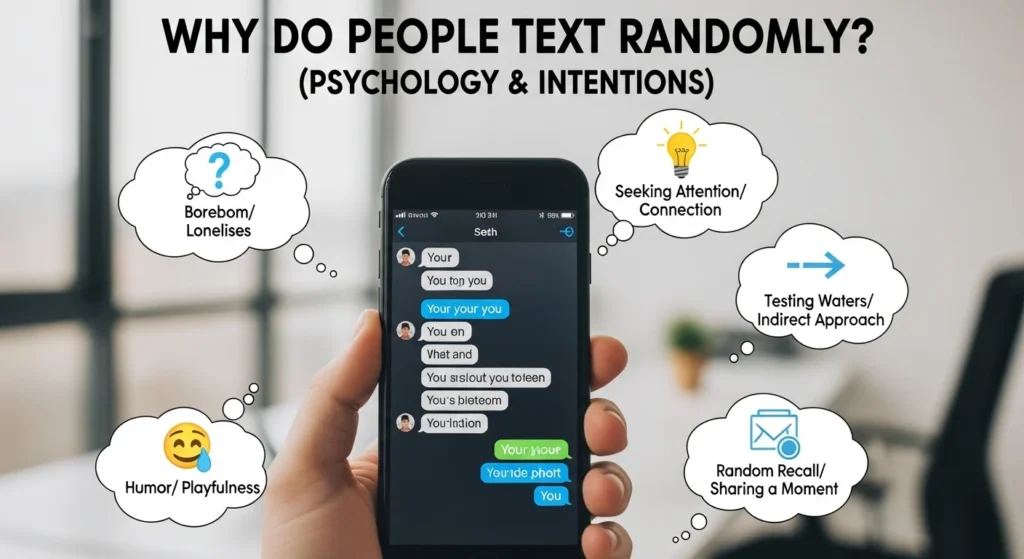 Why Do People Text Randomly? (Psychology & Intentions)