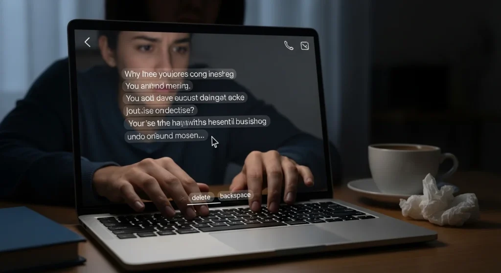 Why Do People Type and Delete Instead of Sending?