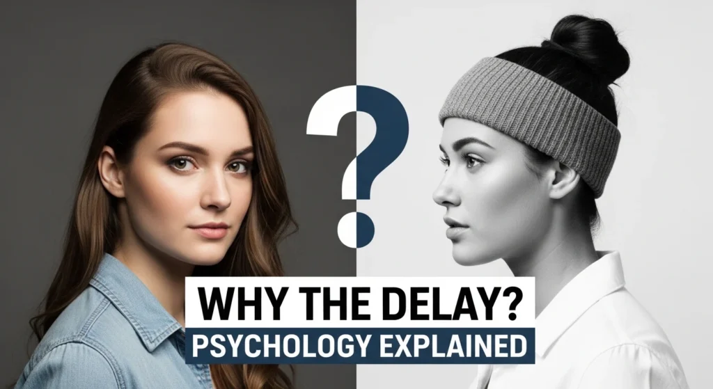 Why Does She Reply Late but Stay Online in Dating? (Psychology Explained)