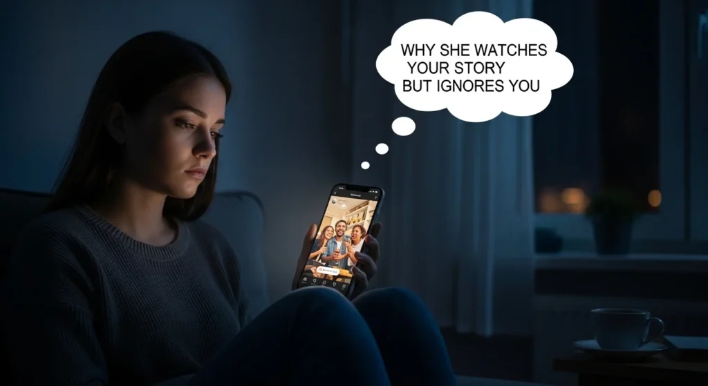Why She Watches Your Story But Ignores You